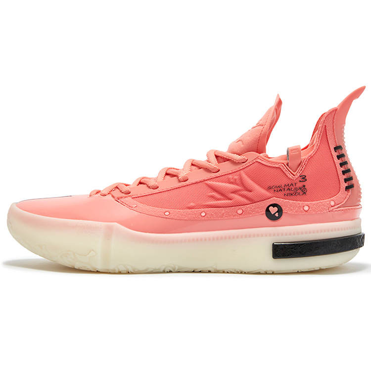 361° Joker 1 GT Low top Basketball Shoes Men's Starfish Pink