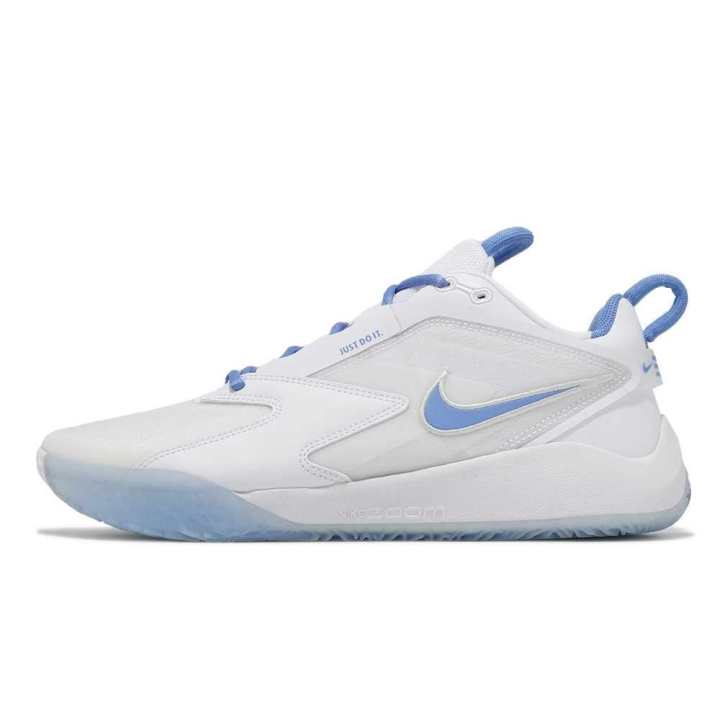 Nike Nike Zoom HyperAce Abrasion Resistant Low top Training Shoes Unisex White Blue