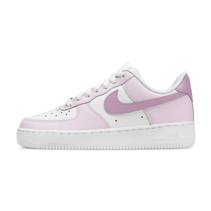 Nike Nike Air Force 1 Purple Nebula Starlight Synthetic Leather Abrasion Resistant Abrasion Resistant Low top