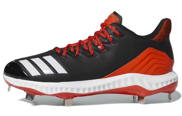 Adidas Adidas Icon Bounce Comfortable Abrasion Resistant Abrasion Resistant Low top Training Shoes Men's Black Orange