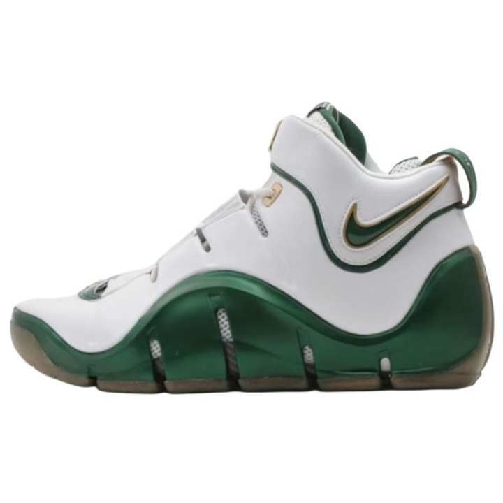 Nike Nike Lebron 4 Basketball Shoes Unisex White Green
