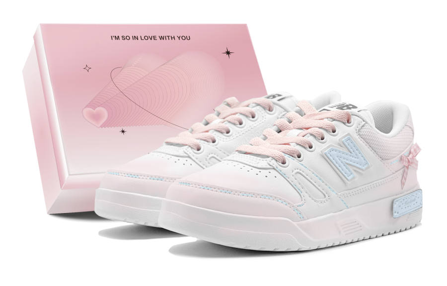New Balance New Balance NB Ct20 Romantic, Light Blue Sweetheart Bowknot, Sweetheart Style, Vintage Slip Resistant Slip Resistant