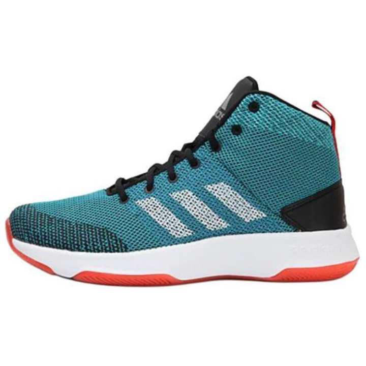 Adidas Adidas Cloudfoam Executor Comfortable Slip Resistant Abrasion Resistant Mid top Basketball Shoes Men's Blue