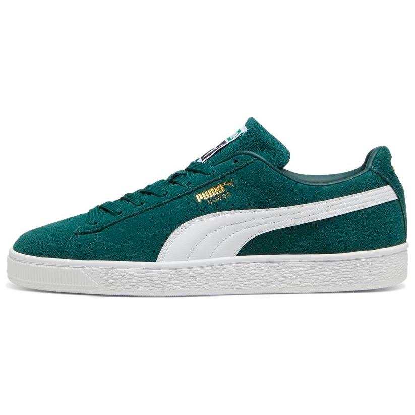 PUMA Suede Classic Wear resistant And Lightweight Low top Skateboard Shoes Unisex Green