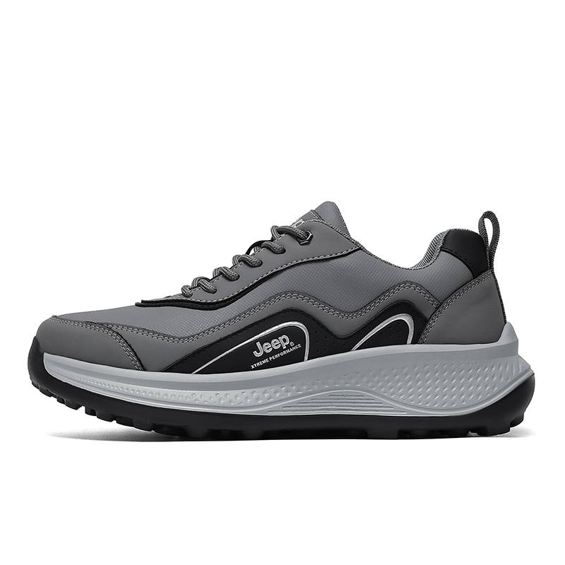 Jeep Cow Split Leather Low top Mountaineering Shoes Men's