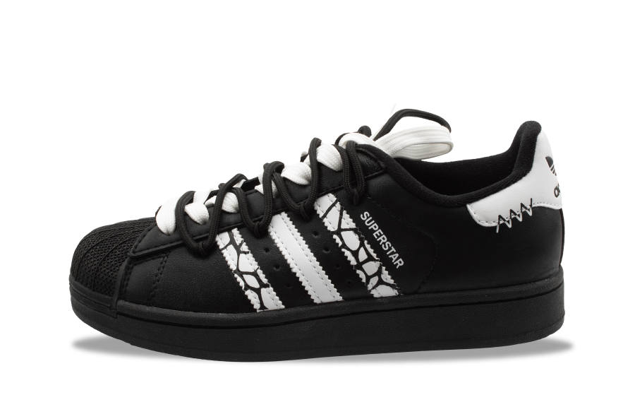 Adidas Originals Superstar 2 Skateboard Shoes Unisex Low Top Black/White