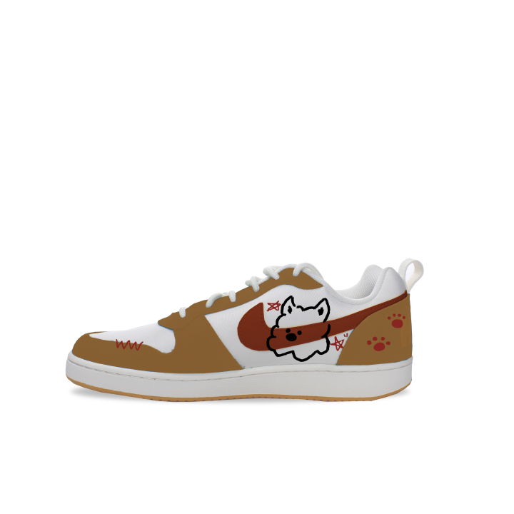 Nike Nike Court Borough Thermal Cushioning Low top Skateboard Shoes Men's White Brown