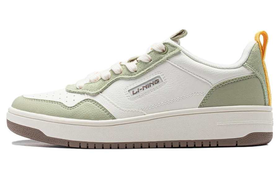 Li-Ning Li Ning Star Candy Slip Resistant Cushioning Slip Resistant Cushioning Low top Skateboard Shoes Women's Green White