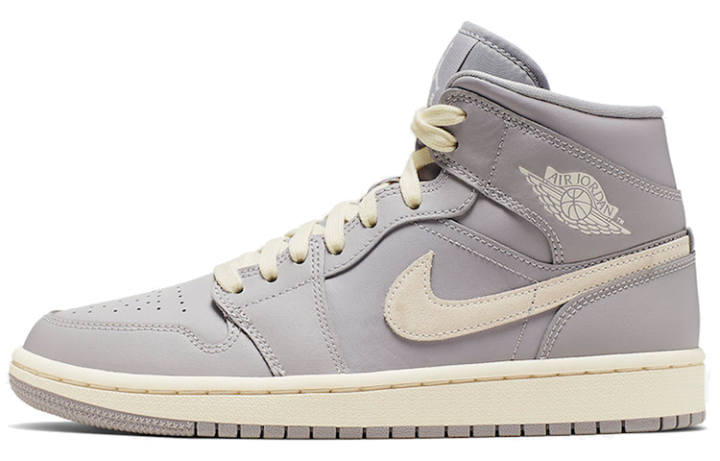 Jordan Jordan 1 Mid Atmosphere Grey Pale Ivory Women's