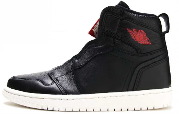 Jordan Jordan 1 Retro High Zip Black Gym Red Phantom Women's