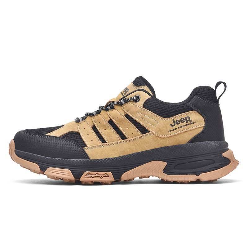 Jeep Synthetic Leather, Textile Outdoor Hiking Shoes Men's