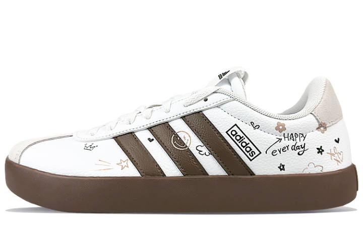 Adidas Adidas Court Low top Skateboard Shoes Unisex Brown White
