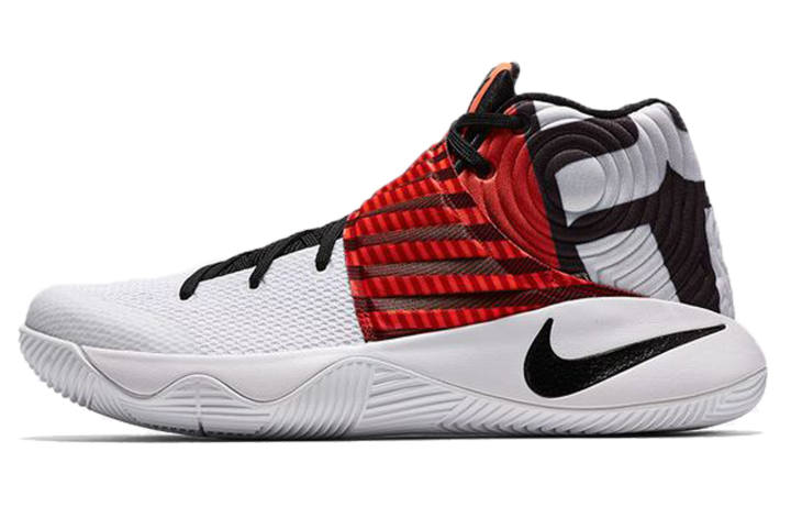 Nike Nike Kyrie 2 LMTD 'Crossover' Slip Resistant Lightweight Non slip Lightweight Mid top Basketball Shoes Men's White Red