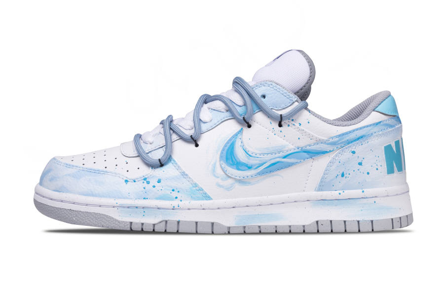 Nike Nike Big Blue Sky Wave Leather Abrasion Resistant Breathable Abrasion Resistant Breathable Low top Skateboard Shoes