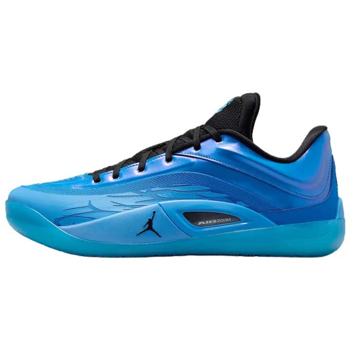 Jordan Jordan Zion 4 Abrasion Resistant Low top Basketball Shoes Unisex Blue Black