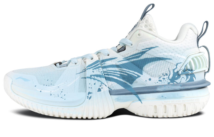 Li-Ning Li Ning Storm 2024 Cushioning Breathable Cushioning Breathable Low top Basketball Shoes Men's Clearwater Blue