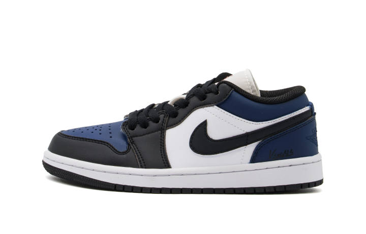 Jordan Jordan Air Jordan 1 Abrasion Resistant Low top Skateboard Shoes Unisex Blue Black