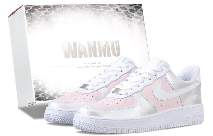 Nike Nike Air Force 1 Sparkling Love Slip Resistant Abrasion Resistant Slip Resistant Abrasion Resistant Low top
