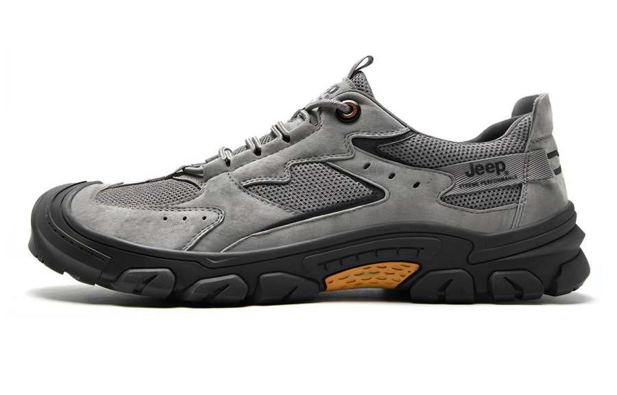 Jeep Low top Hiking Shoes Men's Gray