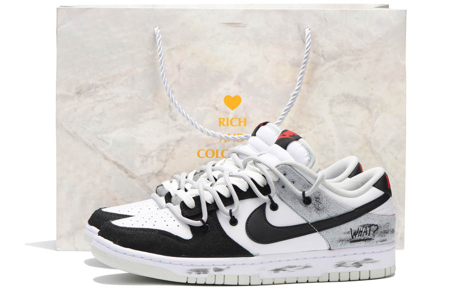 Nike Nike Dunk Leather Slip Resistant Cushioning Abrasion Resistant Lightweight Low top Skateboard Shoes Men's