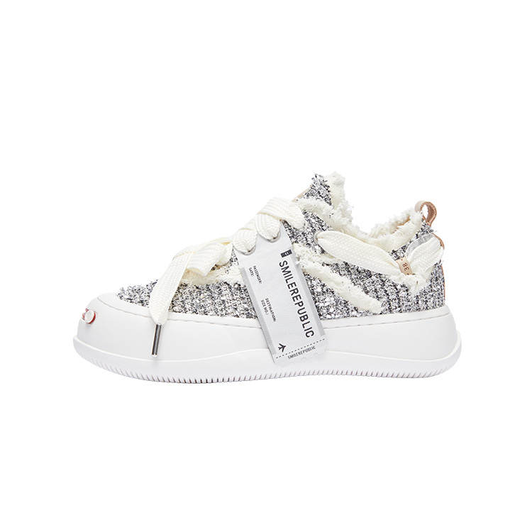SMILEREPUBLIC Slip Resistant, Abrasion Resistant, Height Increasing Low top Canvas Shoes Unisex Silver
