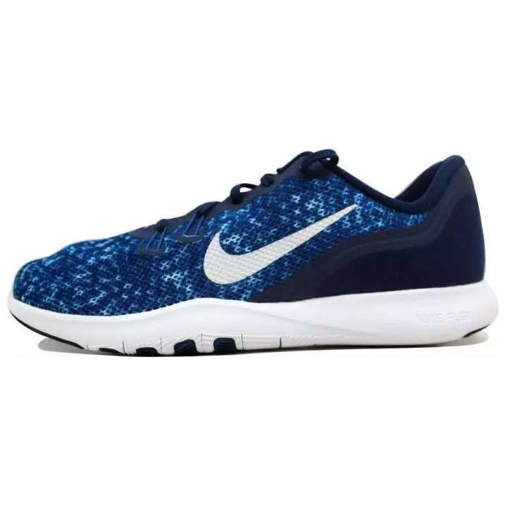Nike Nike Flex Trainer 7 Wear resistant And Lightweight Low top Training Shoes Women's Blue