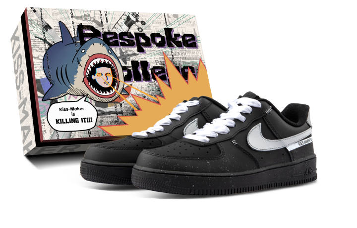Nike Nike Air Force 1 Slip Resistant Low top Skateboard Shoes Unisex Black