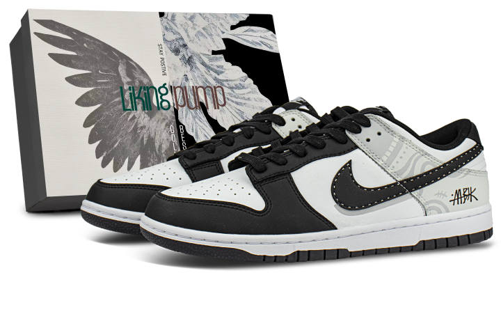 Nike Nike Dunk Leather Low top Skateboard Shoes Unisex Black