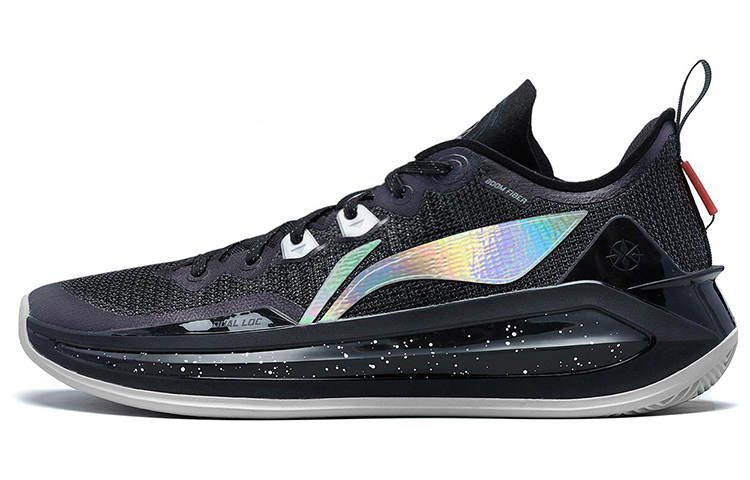 Li-Ning Li Ning Liren 3 V2 Obsidian Cushioning Low top Basketball Shoes Men's Night Black