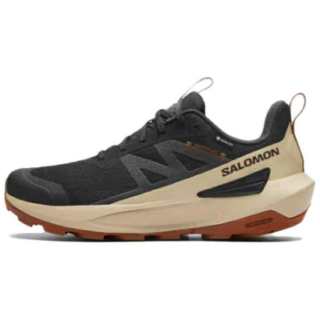SALOMON Elixir Fabric Soft And Comfortable Low top Hiking Shoes Men's Black Beige