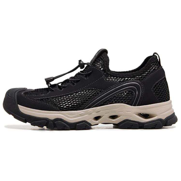 CAMEL Comfortable And Breathable Slip Resistant Abrasion Resistant Low top Hiking Shoes Men's Black