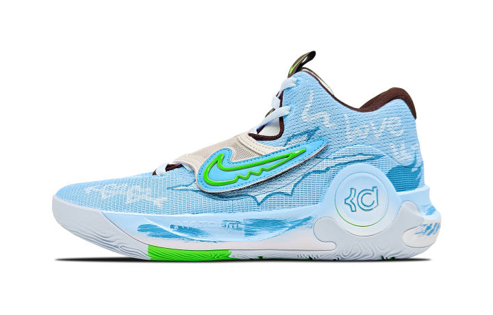 Nike Nike KD Trey 5 X Slip Resistant Slip Resistant Low top Basketball Shoes Men's Sky Blue