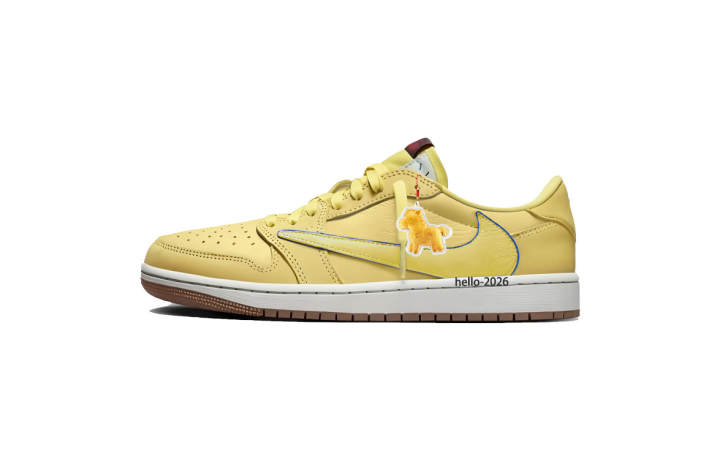 Jordan Travis Scott x Jordan Air Jordan 1 Little Queen Top Grain Cow Leather Abrasion Resistant Abrasion Resistant Low top