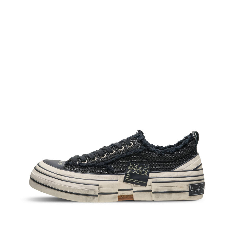 XVESSEL VESSEL Low top Canvas Shoes Unisex Black