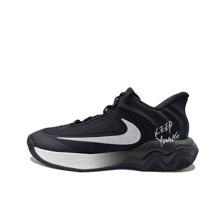 Nike Nike Giannis Immortality 4 Dark Pointed Star MH Plan Abrasion Resistant Low top Basketball Shoes Unisex Black White