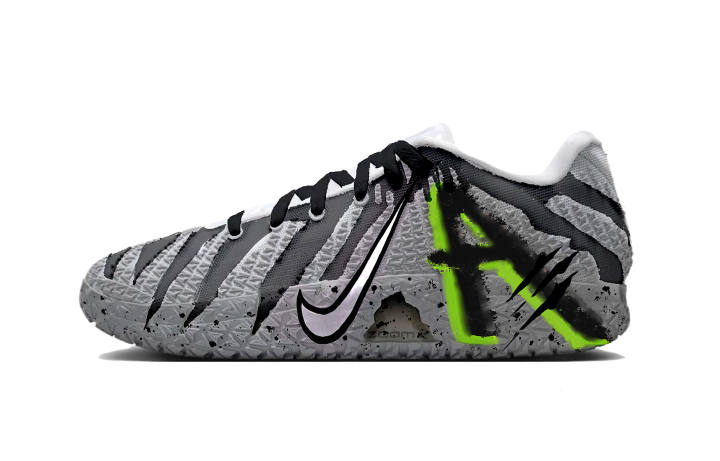 Nike Nike Ja Morant 3 Wild Party Low top Basketball Shoes Unisex Black Gray