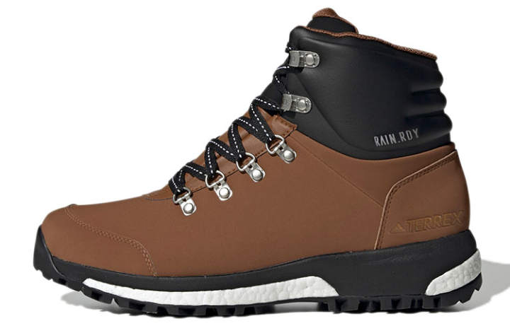 Adidas Adidas Terrex Pathmaker Mountaineering & Hiking Shoes Men's High Top Brown/Black/White