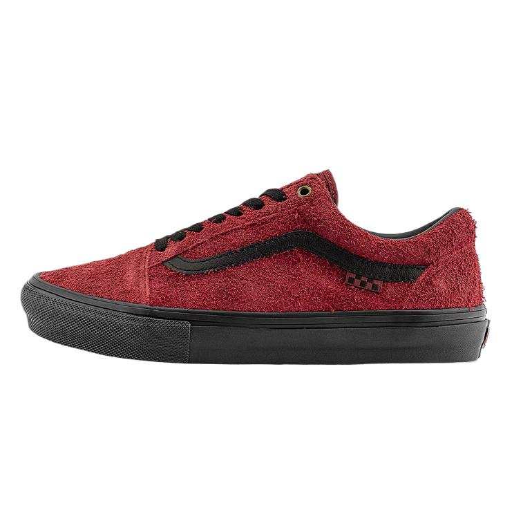 Vans Old Skool Skate Vans 'Hairy Suede - Burgundy Red'