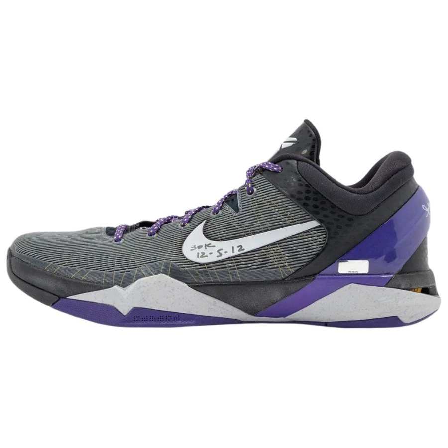 Nike Nike Zoom Kobe 7 Slip Resistant Abrasion Resistant Low top Basketball Shoes Unisex Gray Black