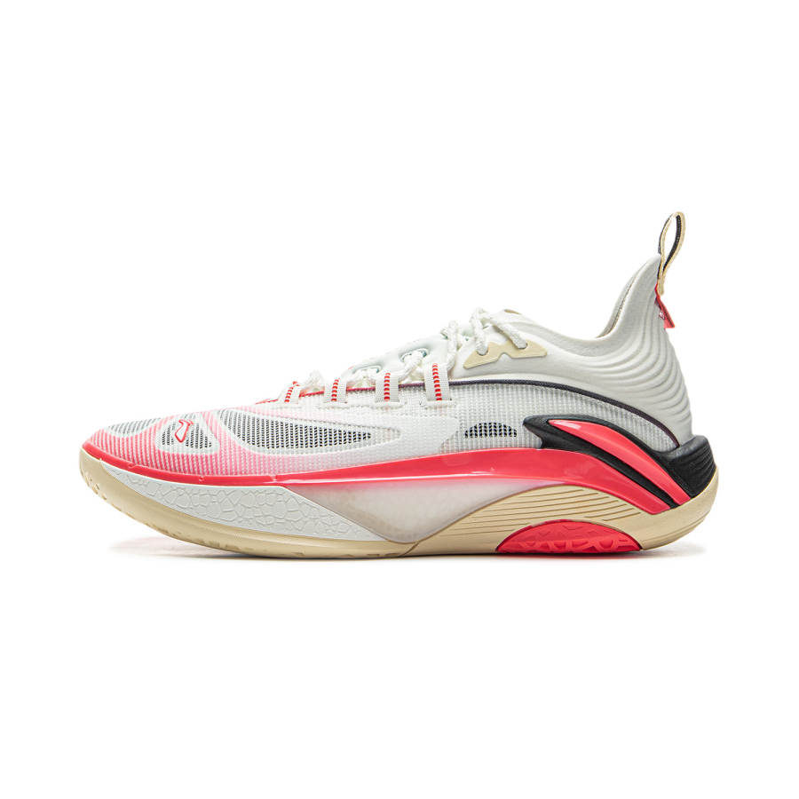 Li-Ning Li Ning BadFive Chase Hunt 1 Super Support Rebound Low top Outdoor Performance Basketball Shoes Men's Champagne White