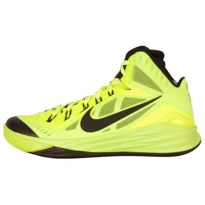 Nike Nike Hyperdunk 2014 Slip Resistant Abrasion Resistant Mid top Basketball Shoes Men's Yellow