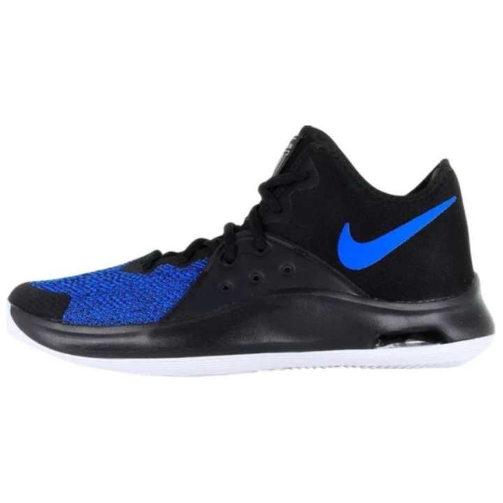 Nike Nike Air Versitile 3 Cushioning, Wear Resistant Low top Basketball Shoes Men's Blue Black