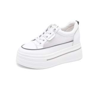 NX DOUGHNUT Impact Resistance Quick Dry Low top Skateboard Shoes Women's White