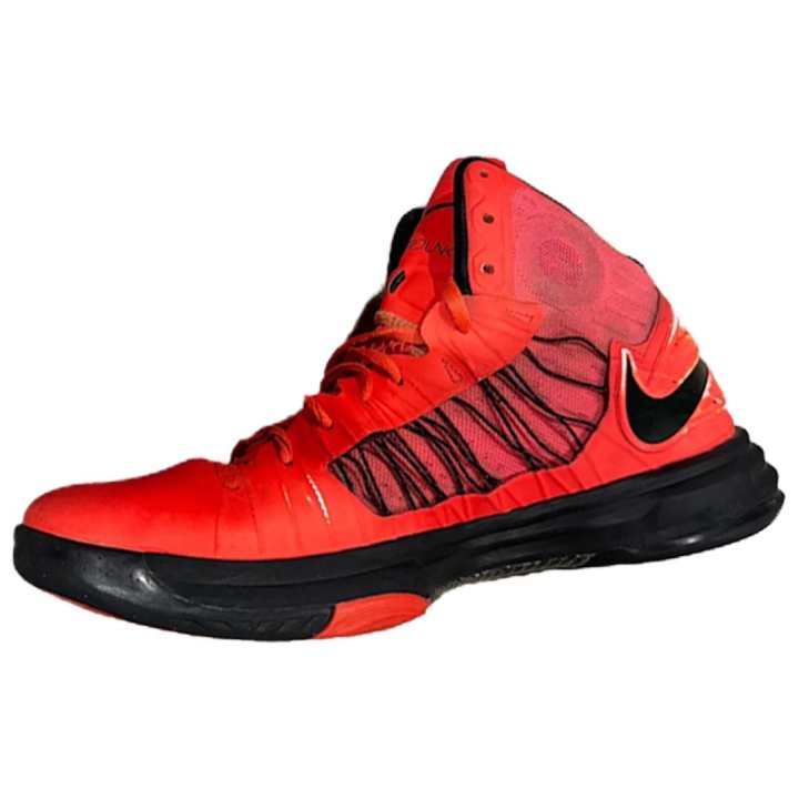Nike Nike Hyperdunk Slip Resistant Abrasion Resistant Mid top Basketball Shoes Men's Red