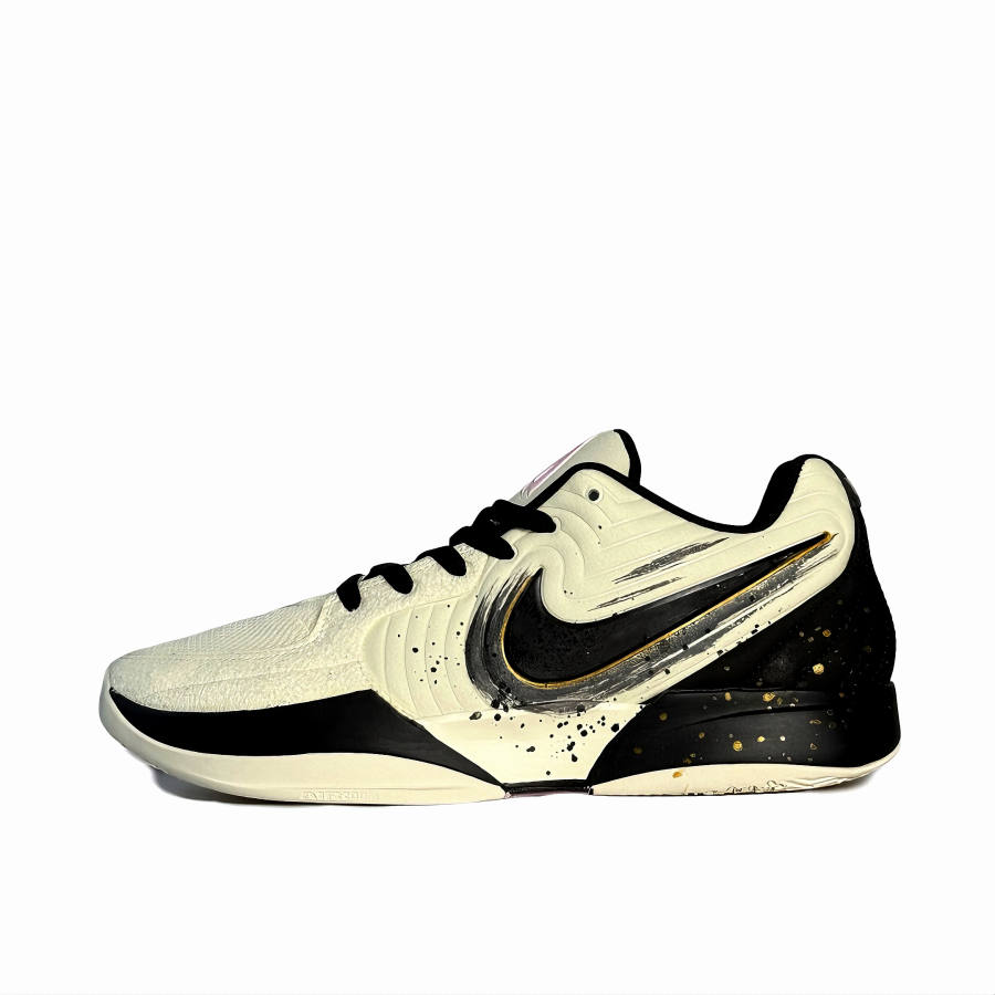 Nike Nike Ja Morant 2 Sharp Shadow Mesh Abrasion Resistant Abrasion Resistant Low top Basketball Shoes Men's Black Gold