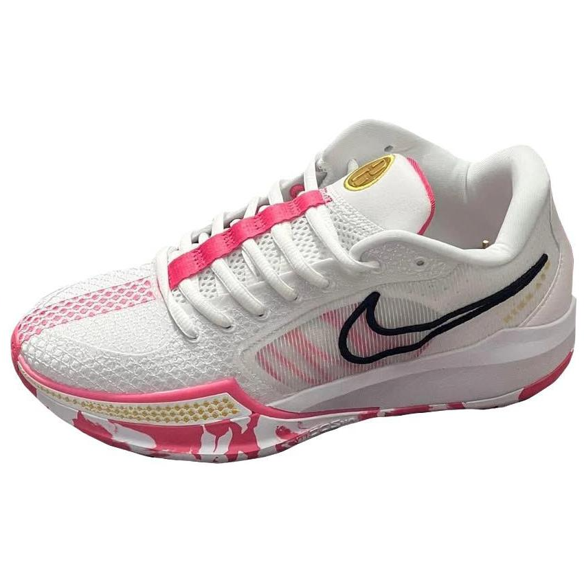 Nike Nike Sabrina 1 Slip Resistant Abrasion Resistant Low top Basketball Shoes Unisex White Pink