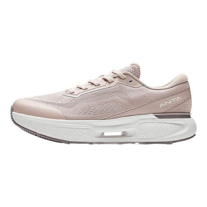 Anta Divine Run 11 Cushioning, Wear Resistant Low top Training Shoes Women's Gray Pink