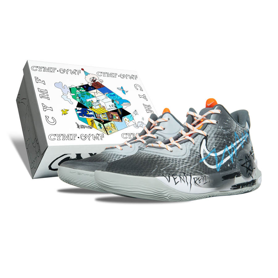 Nike Nike KD Trey 5 IX Cushioning, Wear Resistant Mid top Basketball Shoes Unisex Dark Gray