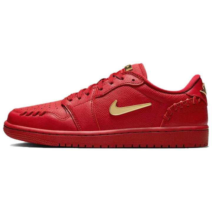 Jordan Jordan 1 Low Method Of Make Gym Red Metallic Gold Women's