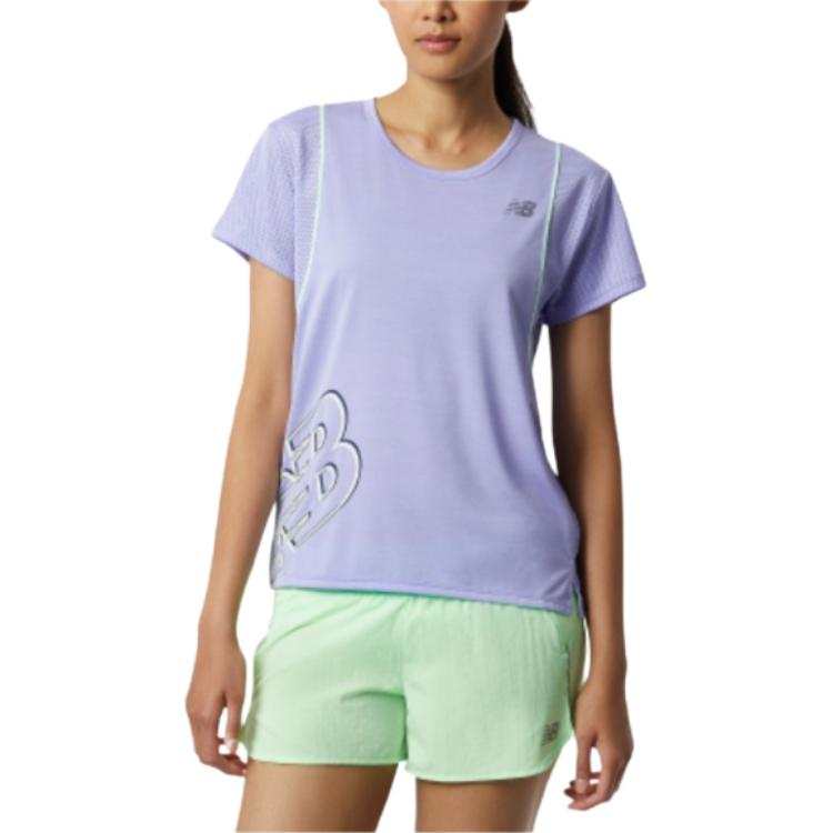 New Balance New Balance T Shirts Women's Purple Crew Neck